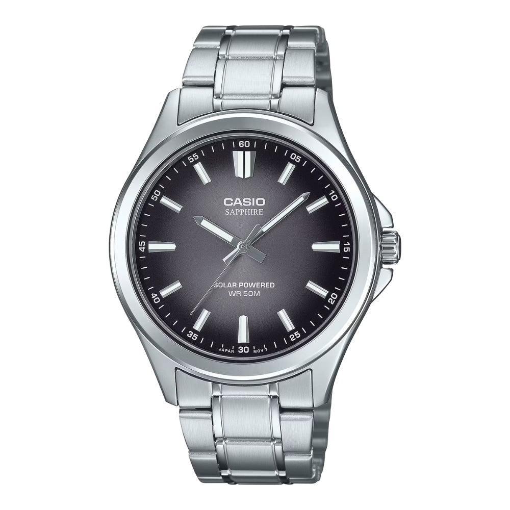 Casio Analogue Watch - Solar Powered - Black