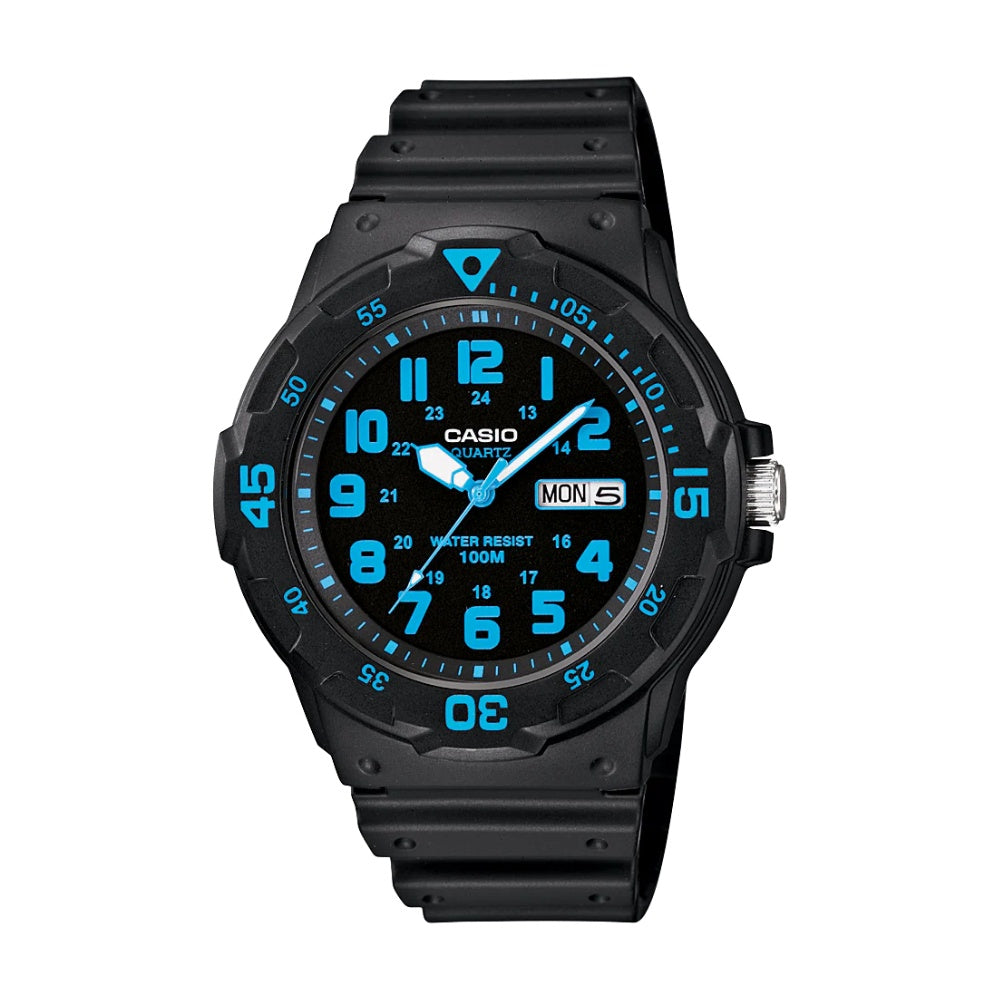Casio Analogue Watch MRW-200H-2B - Black & Blue