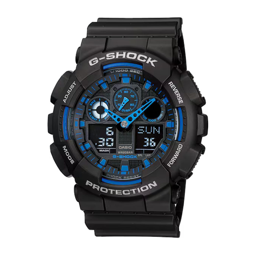 Casio G-Shock GA-100 - Black & Blue