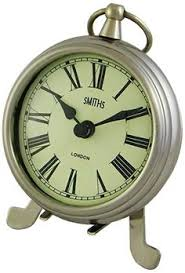 Smiths Chrome Fob Table Clock