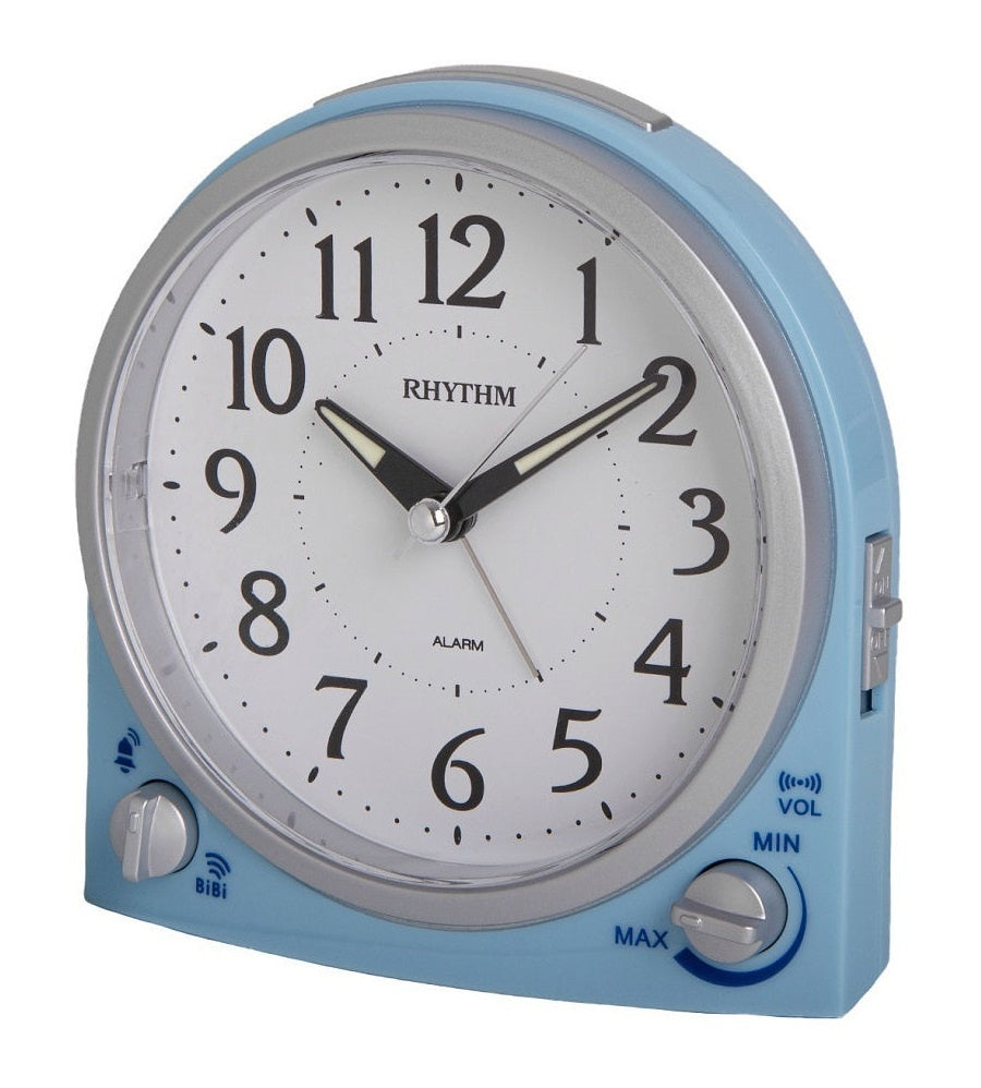 Blue Rhythm Alarm Beep/Bell Clock