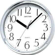 Table/Wall Clock Silver Colour