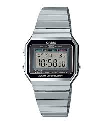 Casio Digital Vintage Stainless Steel Watch