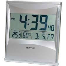Rhythm Digital Wall Table LCD Clock
