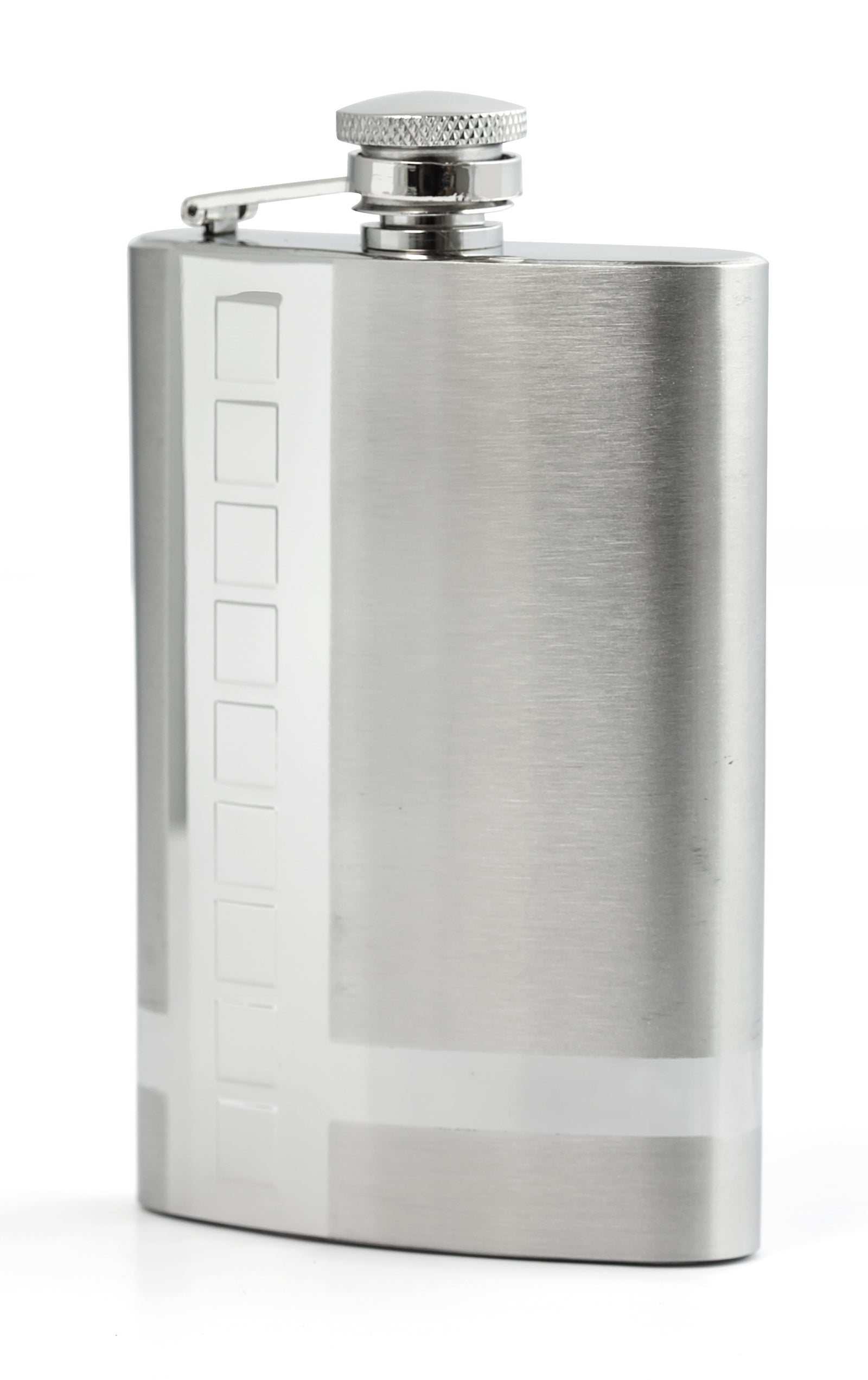 Flask Matt Finish with Square Box Pattern