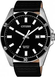 Gents Citizen Watch on Black Leather Strap