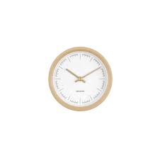 Karlsson Dense Rubberized Sand Brown Wall Clock