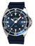 Olympic Aquanaut Stainless Steel Blue Divers Watch 200m