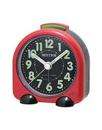 Rhythm Red Alarm Clock with feet