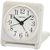 White Marble Pattern Seiko Travel Alarm Clock