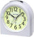 Rhythm Luminous White Alarm Clock