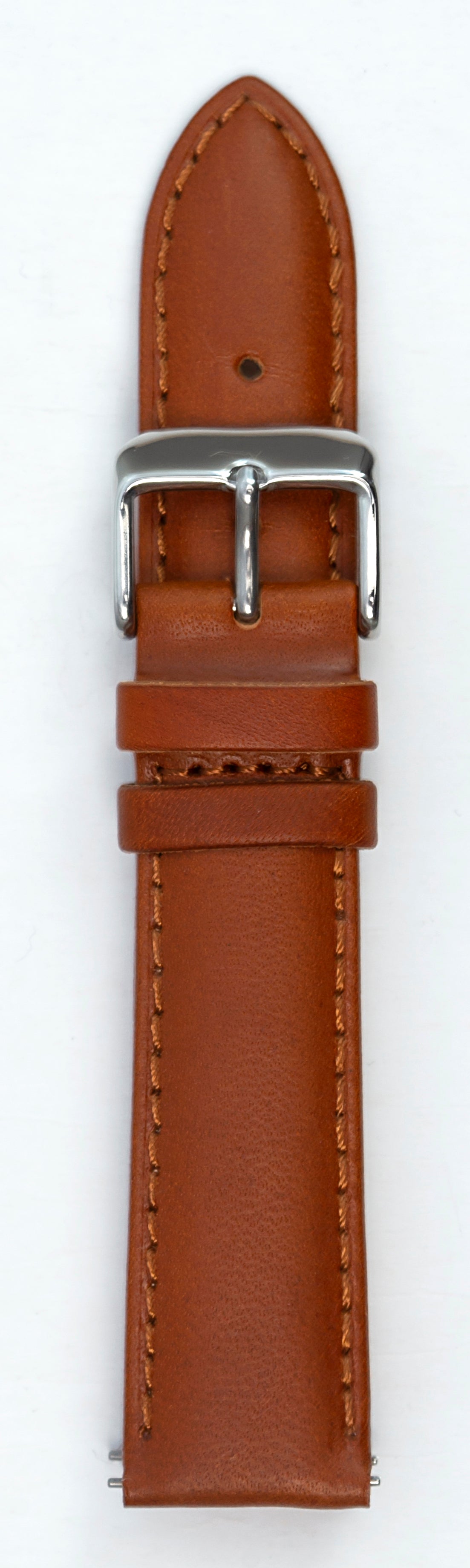 Quick Release Leather Watch Strap - Tan