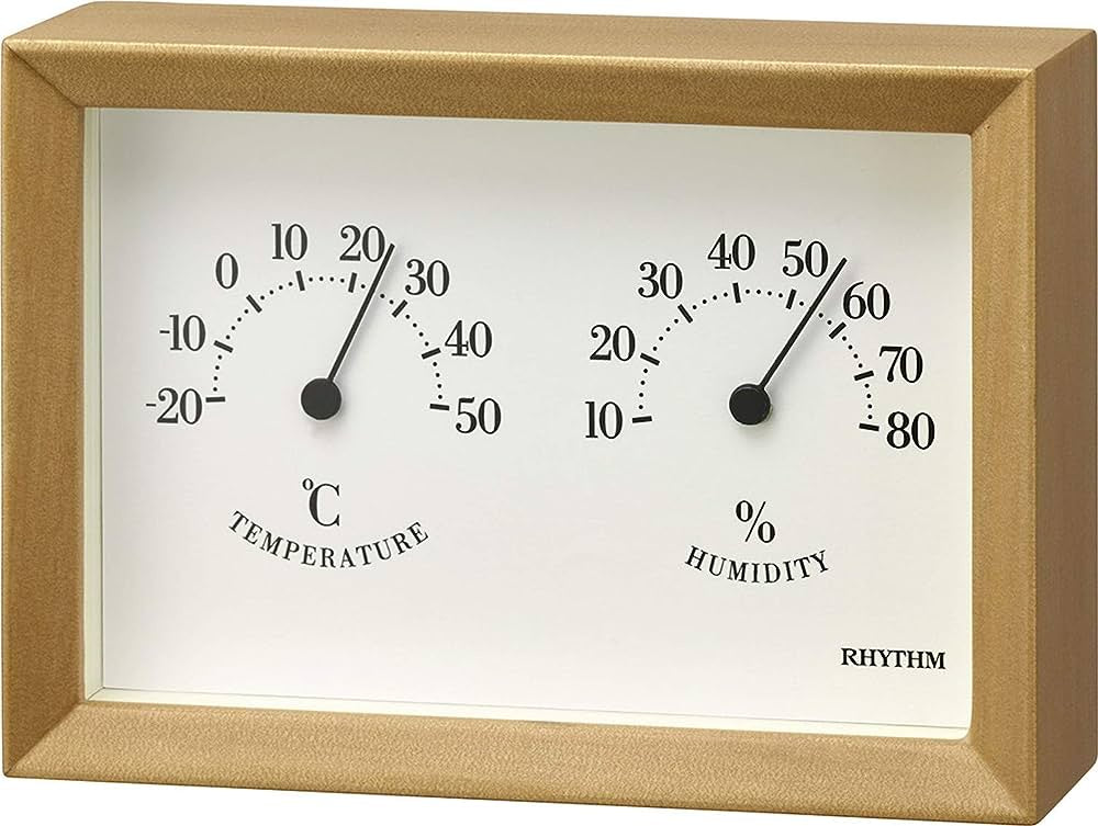 Wooden Rhythm Table or wall Temperature/Humidity