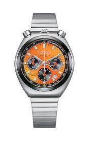 Citizen Bullshead Tsuno Orange Dial Watch