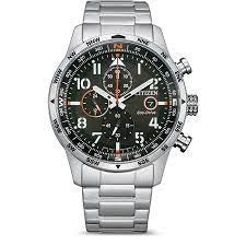 Gents Stainless Steel Citizen Chronograph Watch CA0790-83E