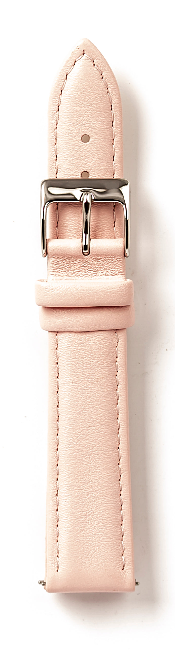 Quick Release Leather Watch Strap - Rose