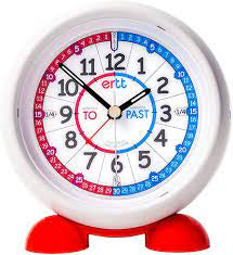 Ertt Childrens Time Teacher Alarm Clock Blue/Red