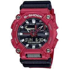 Red G Shock Watch GA-900-4A