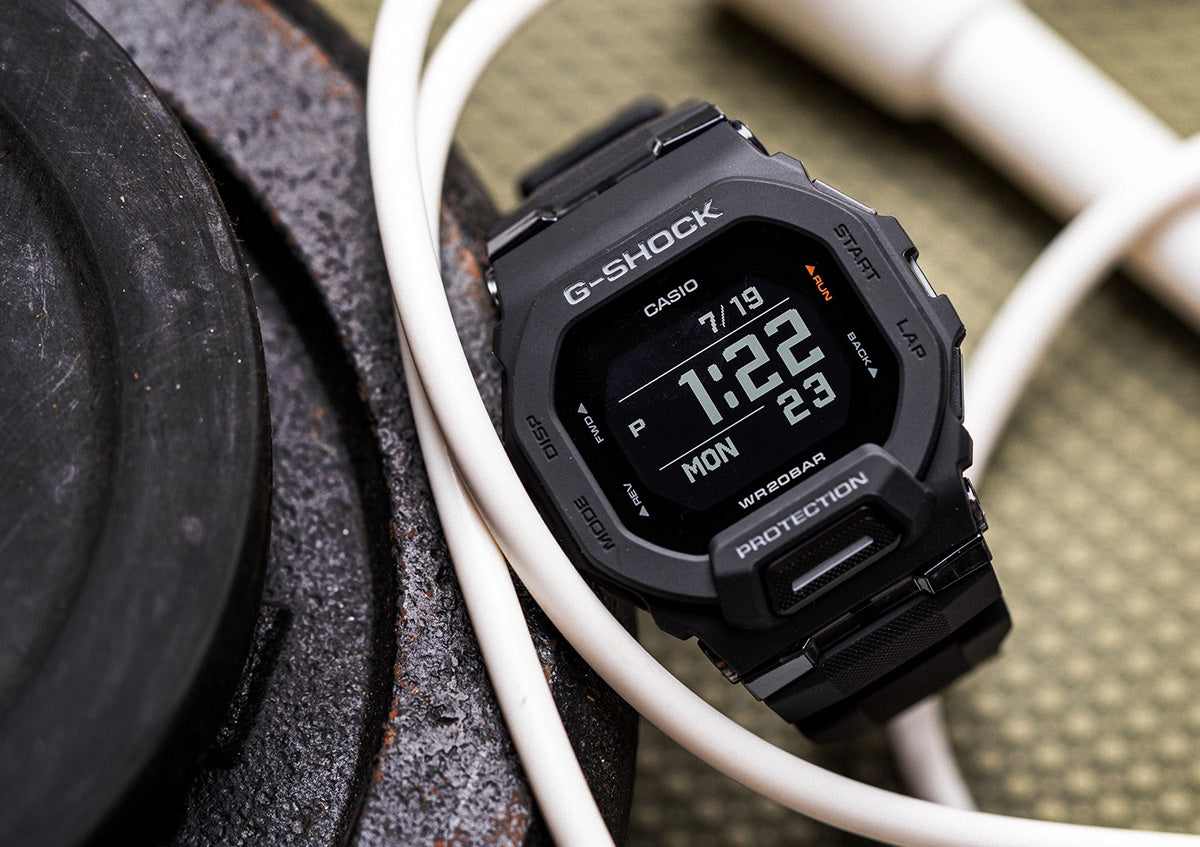 Black G Shock Watch with Bluetooth GBD-200