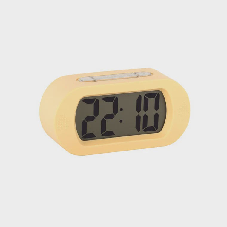 Karlsson Yellow Gummy Alarm Clock