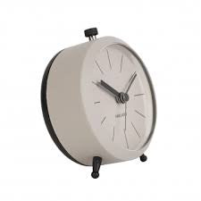 Karlsson Warm Grey Button Alarm Clock