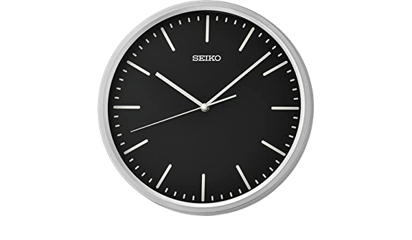 Silver Seiko Wall Clock QHA009S