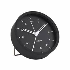 Karlsson Tinge Alarm Clock Black
