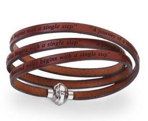 Journey' Leather Bracelet