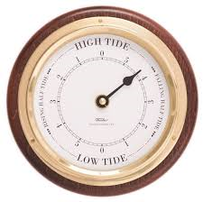 Brass and Mahogany Tide Clock