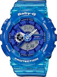 Baby G Blue Transperant Watch