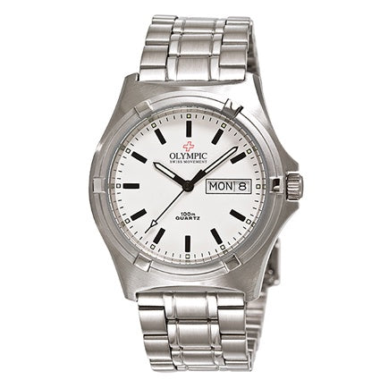 Gents Olympic Work Watch White Index