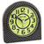 Rhythm Black Checkered Luminous Alarm Clock
