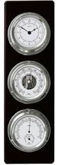 Black and Chrome Fischer Barometer set