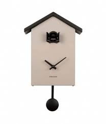 Karlsson Cuckoo Traditional Wall/Table clock Grey